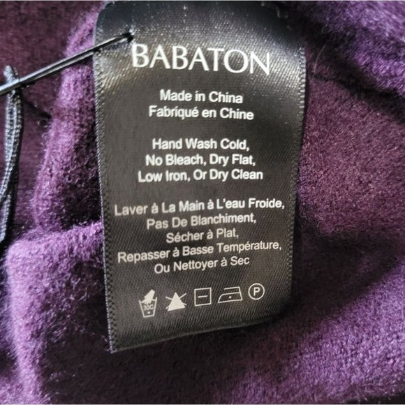 Aritzia Babaton womens wool blend purple sweater size XS - Picture 6 of 7
